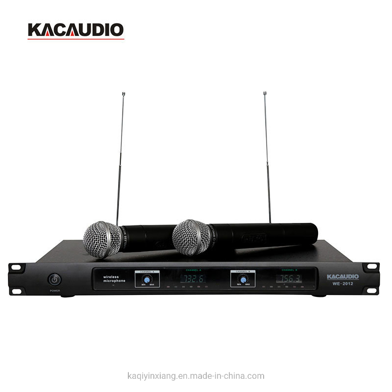 Dual Channel Handheld Wireless Microphone Long Range Wireless Microphone