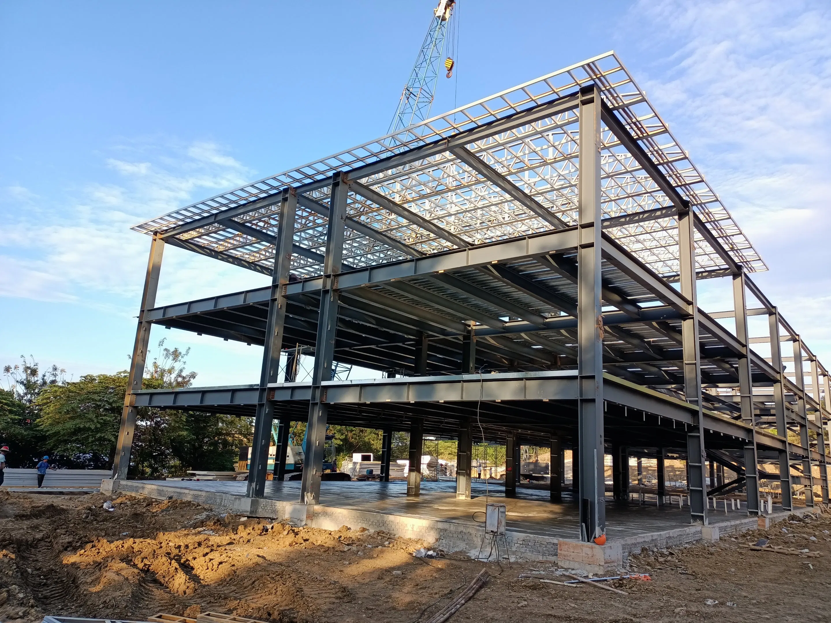Pre-Engineered Industrial Building Long Span Steel Structure Warehouse