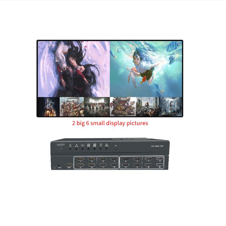 Мультивидеор 16x1 HDMI 4K BIT-MV-4K-1601