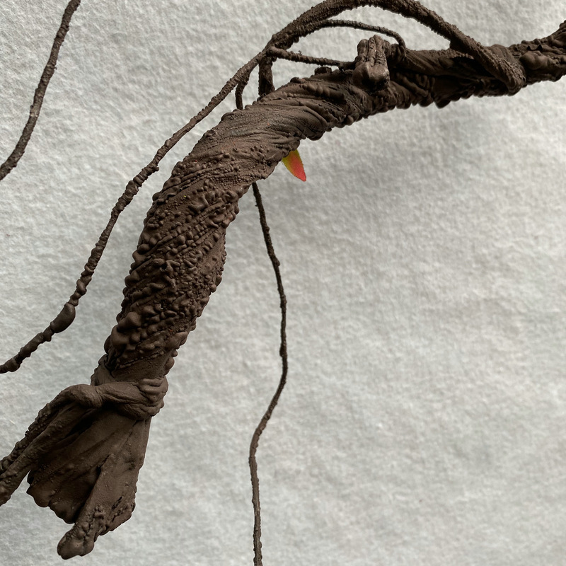 Ветки искусственные виноградные листья лоза цветы