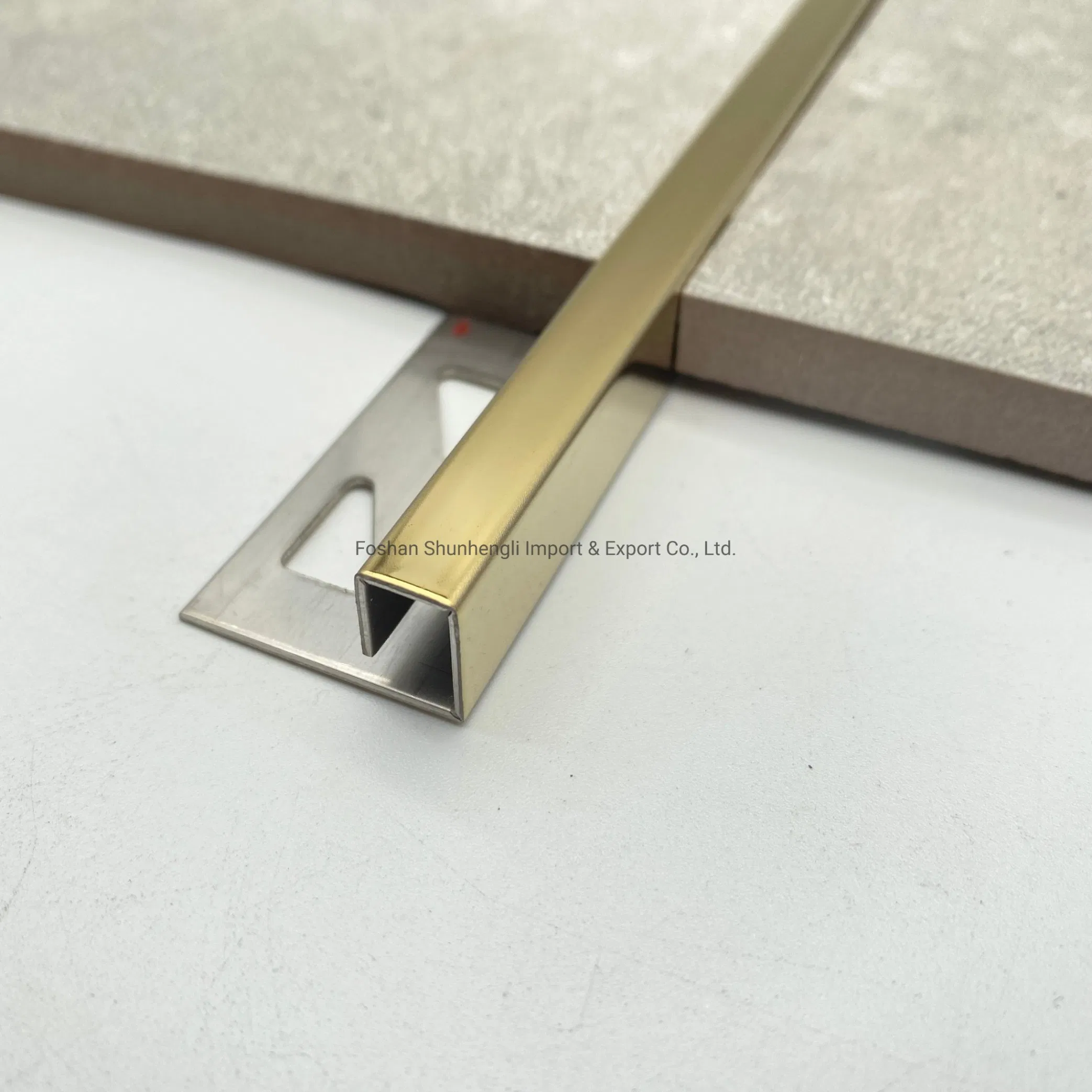 Background Wall 304 Stainless Steel Decorative Trim 8 mm Wide Tile Edge Trim