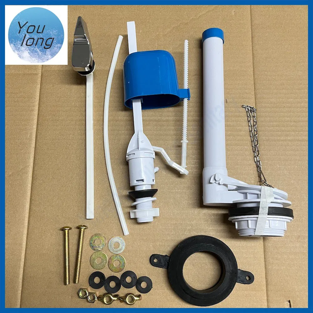 Best-Selling Wall Mounted Water Tanks Toilet Water-Saving Plastic Float Flushing Valve Set