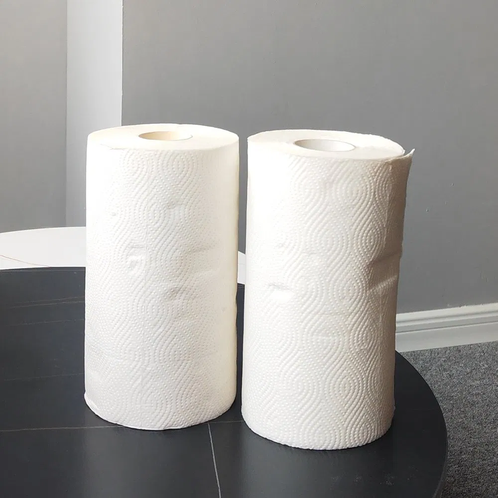 2 Ply Sanitary Oil Water Absorption Biodegradable Organic Ktichen Paper Towels