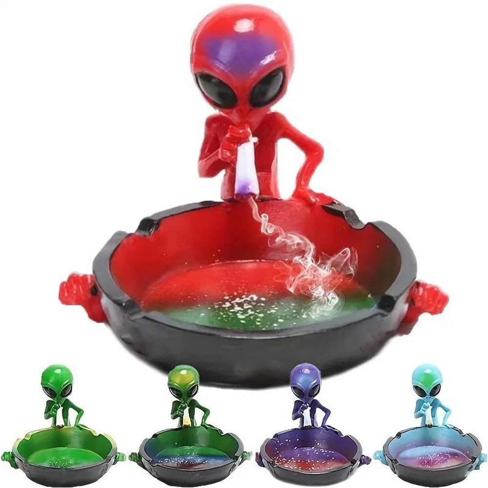 Alien Ashtray - 170g Weight 80X80X110 Size Ideal for Home Decor