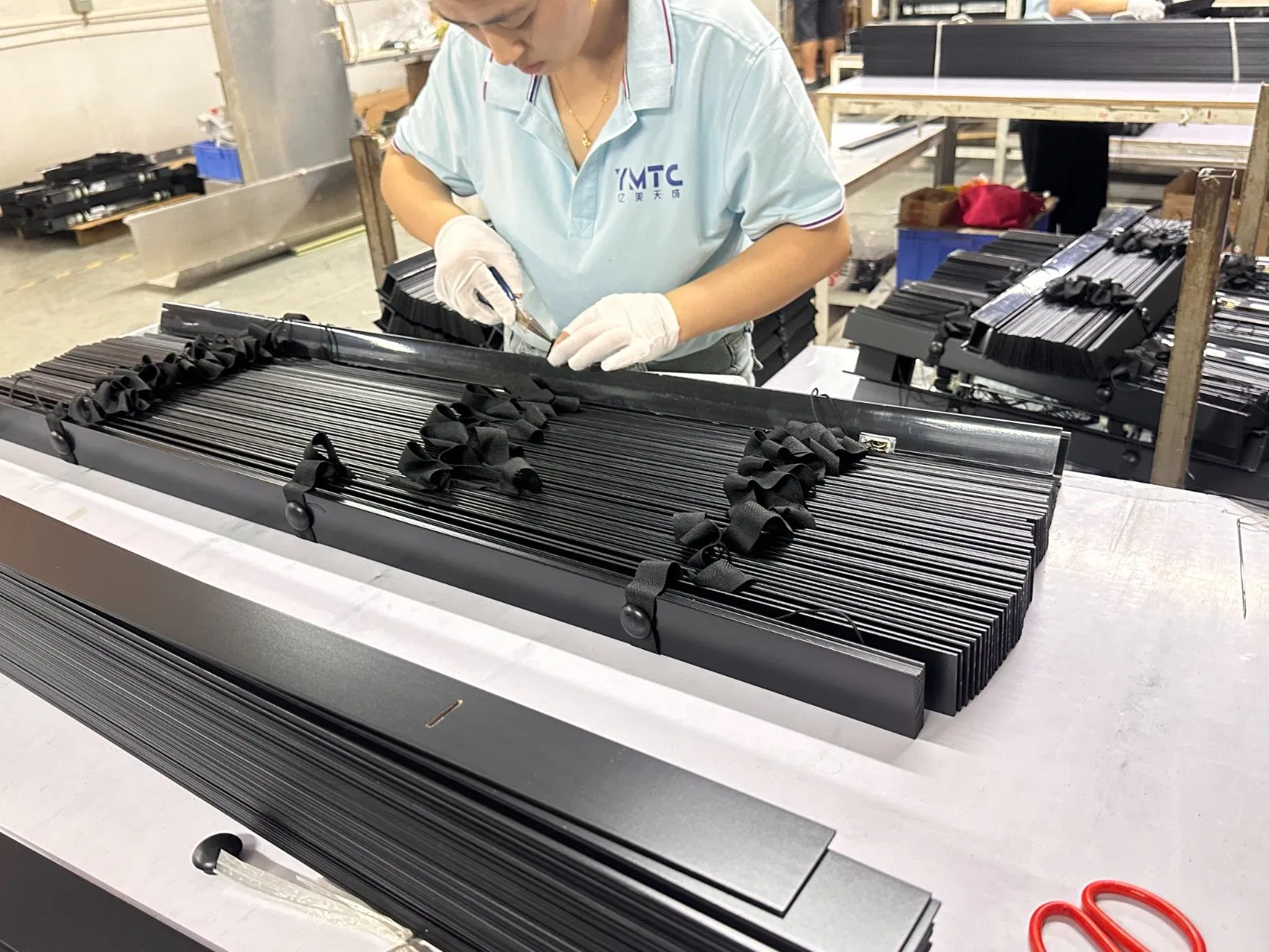 2 Inch Cordless Blinds Room Darkening Faux Wood Blind - 23" W X 64" L - White