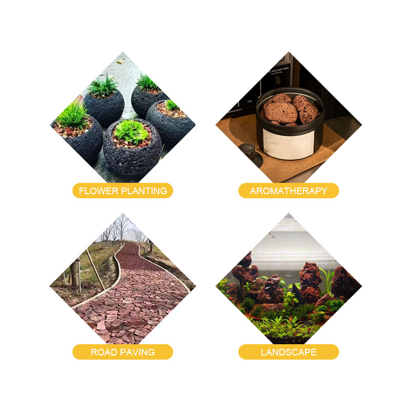 100% Pure Volcanic Stones Natural Chemicals Volcanic Lava Stones for Plants