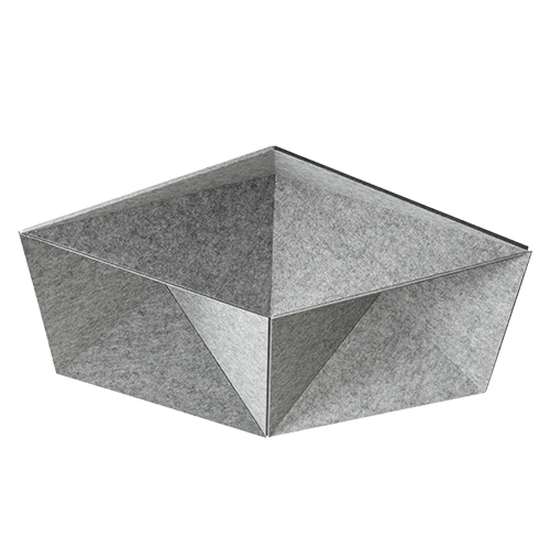 Soundproof Star Design Polyester Fiber Acoustic Panel Pet 3D Ceiling Lampshade