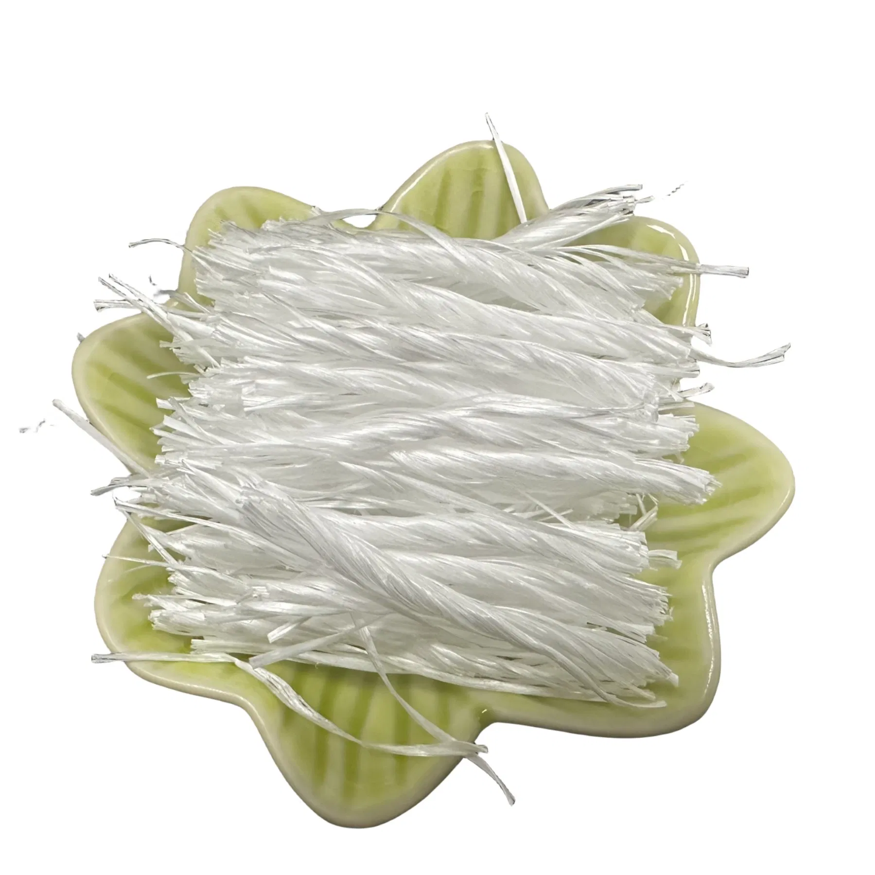 White Polypropylene Bundle Twisted Fiber for Mortar and Concrete Reinforcement