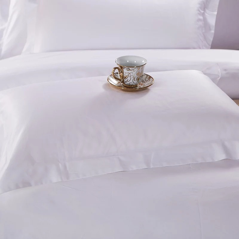 New Plain Dyed 100% Cotton Pillow Cases Bed Sheet Set (JRD126)