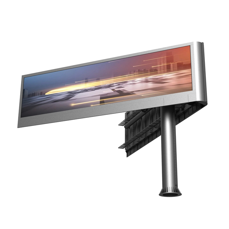 Outdoor V-Shaped 12*3m LED Screen Digital Billboard for Sale