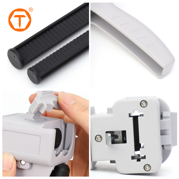 Portable Double Tube Mixing Dispenser 50ml Epoxy Adhesives Dispensing Cartridge Gun