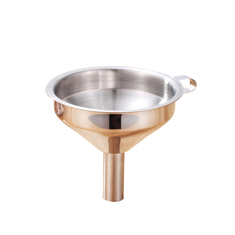 Manufacturers Mini Wide-Mouth Small Stainless Steel Kitchen Funnel with Handle for Wide and Regular Mason Jar Canning