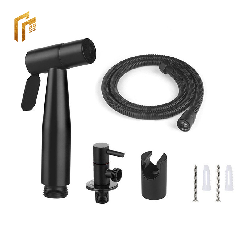 Satinless Steel SUS 304 Black Shower Douche Shattaf Bidet Spray Douche