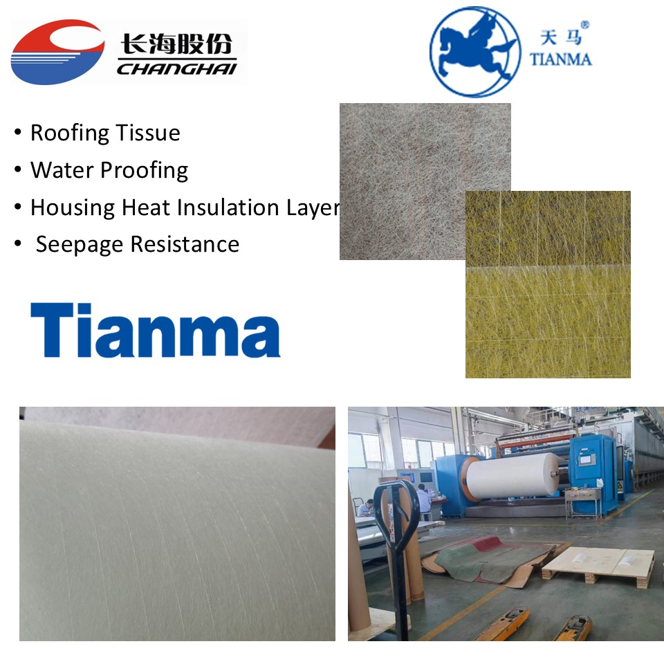 Fiberglass Roofing Tissue/ Surface Tissue, Water Proofing, Seepage Resistance