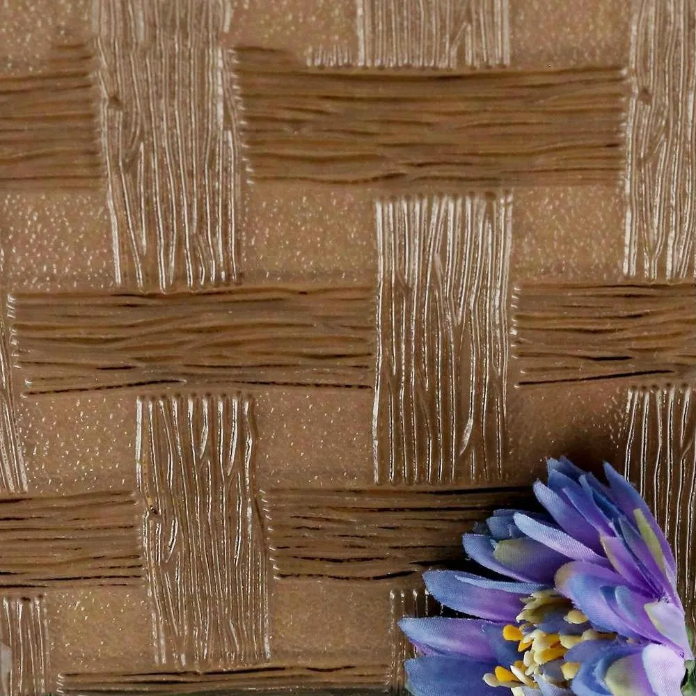 3-8mm Blue Karatachi Patterned Glass for Building