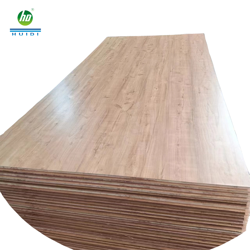 Melamine Faced Natural Veneer Furniture Hardwood Marine Wood Laminated Veneer Melamine Board