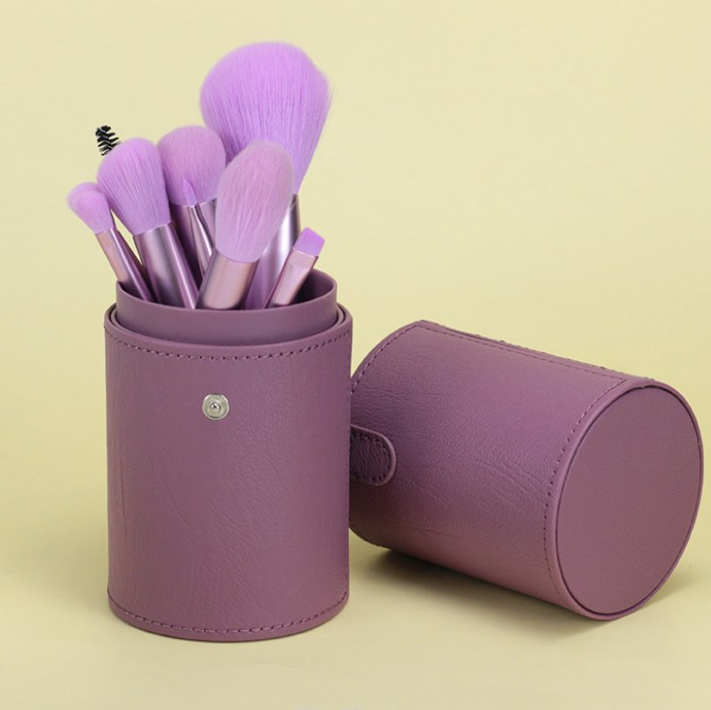 Hot Sale 11 PCS Purple Make up Brush Professional Cosmetic Brush Set for Cream Foundation Powder