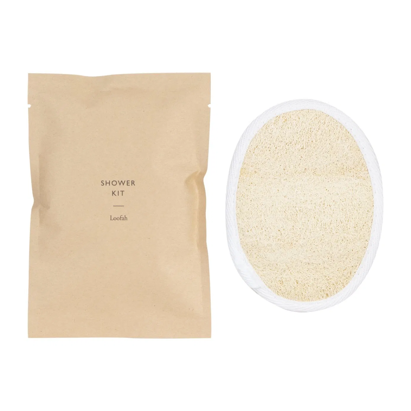Factory Supply 100% Natural Loofah Sponge Body Scrubber Loofah for Exfoliating