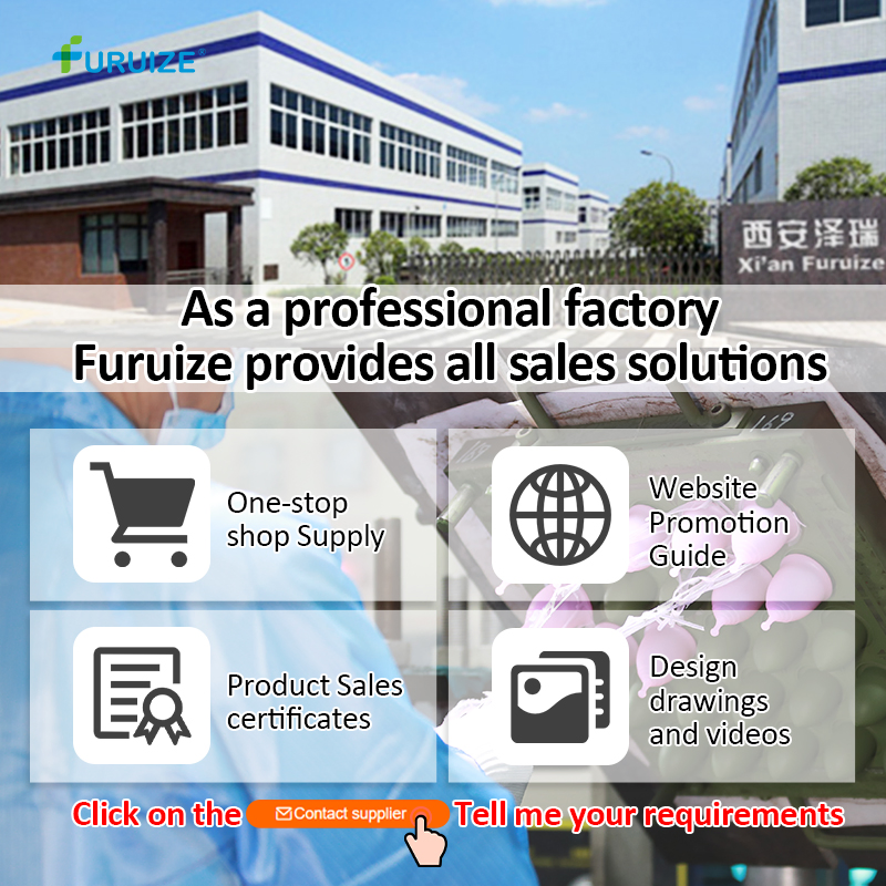 New Arrival ISO 13485 Furuize Silicone Menstrual Cups Women Copa Menstrual Cup