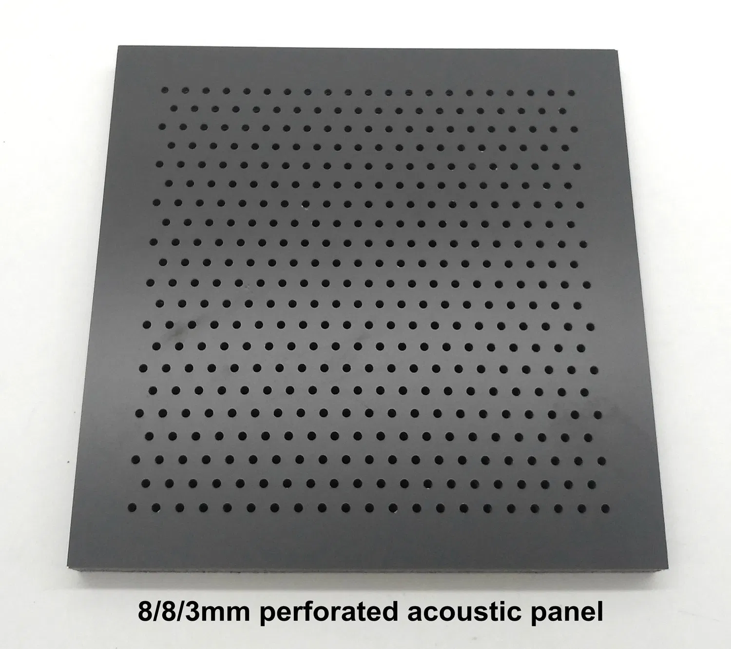 8/8/3mm Straight Perforated Acoustic Panel for Wall and Ceiling Sound Absorption Solution