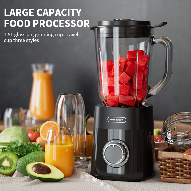 2-Speed 1000W Automatic Electric Blender Juicer Table Blender Juice Extractor Juice Machine