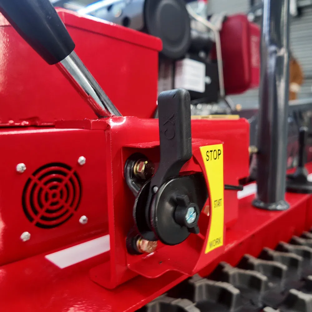 Tracked Robot Lawn Mower Wireless Radio Controlled Grass Cutter for Greenhouse and Garden