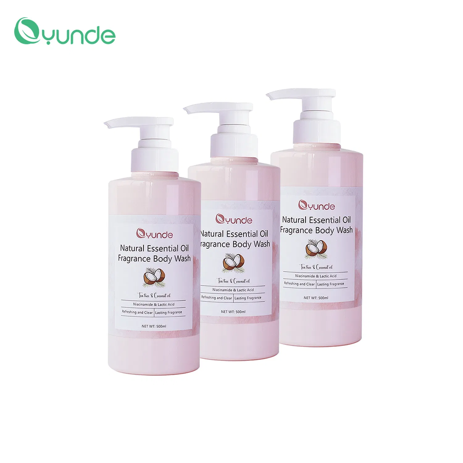 OEM ODM Deep Cleaning Tea Tree Essential Travel Shower Ger