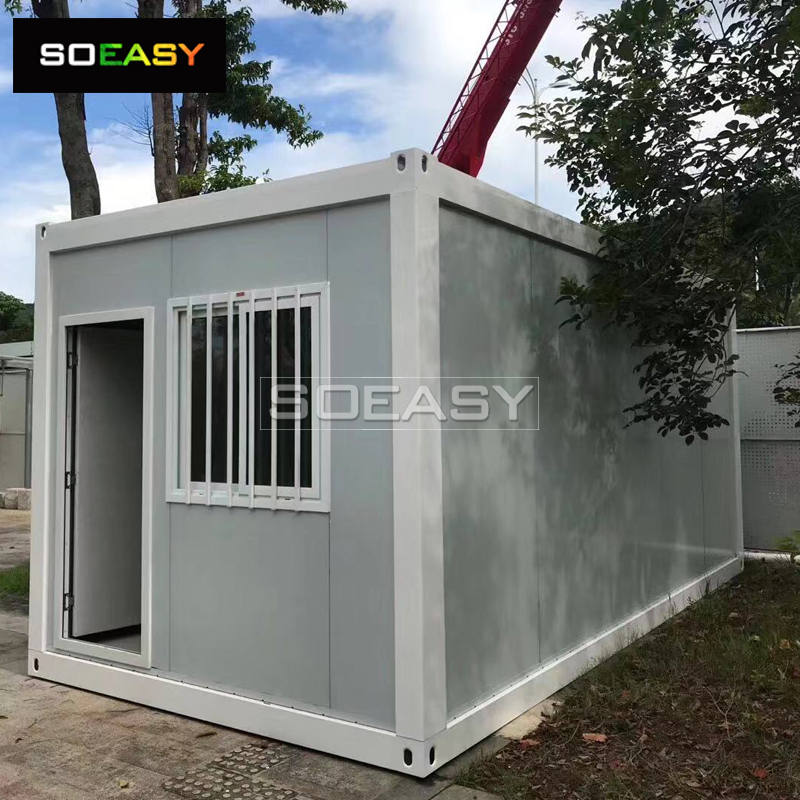 Light Steel Frame Sandwich Panel Wall Modular Flat Pack Office Container House