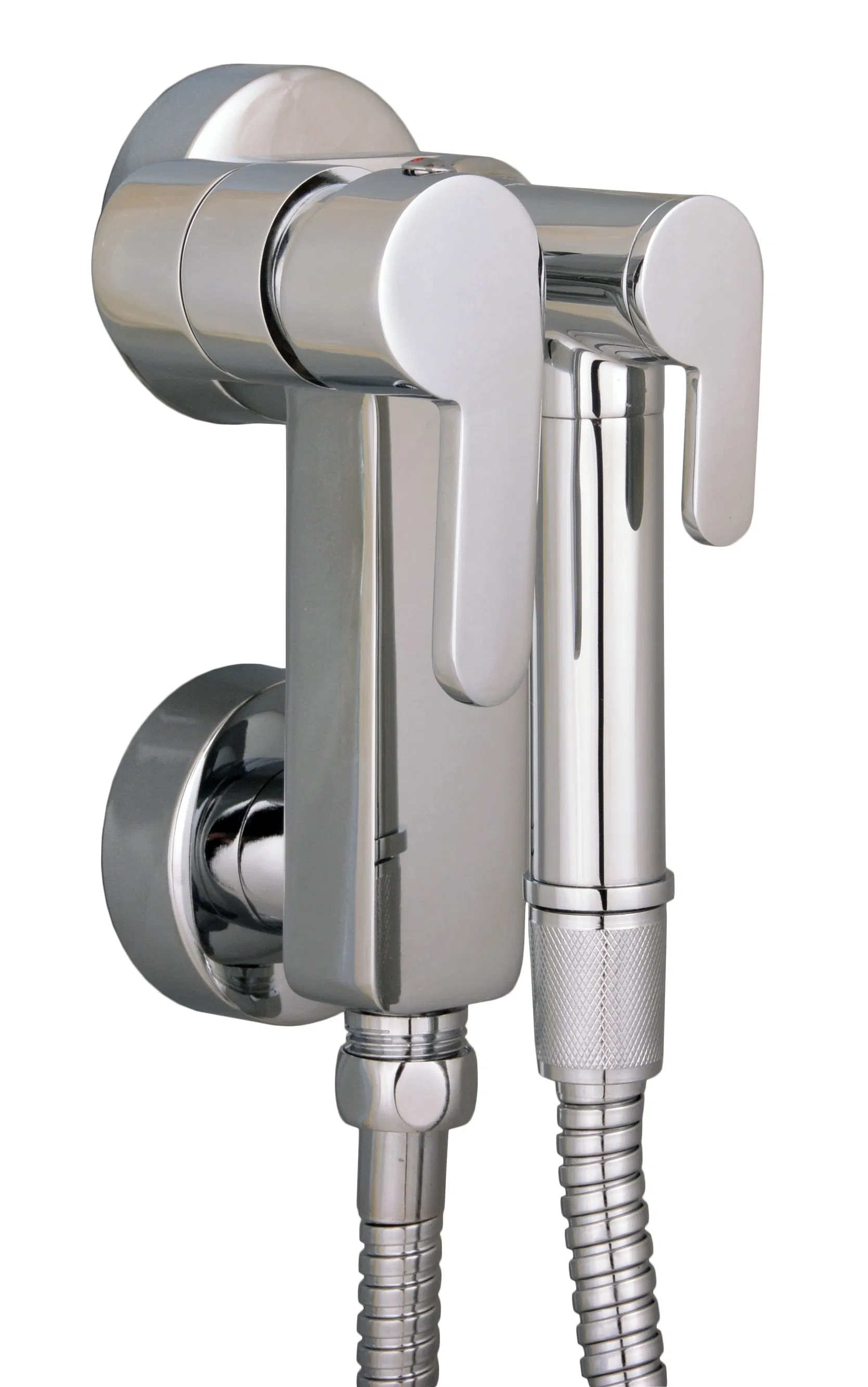 Смеситель для биде настенный однорычажный латунный