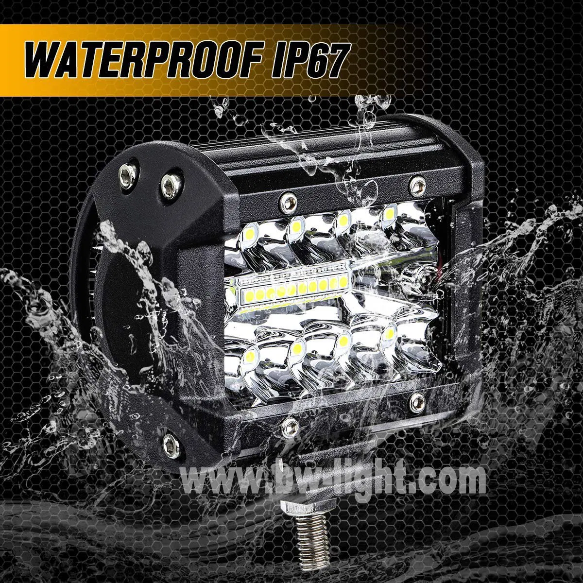 60W LED Light Bar Driving Headlight