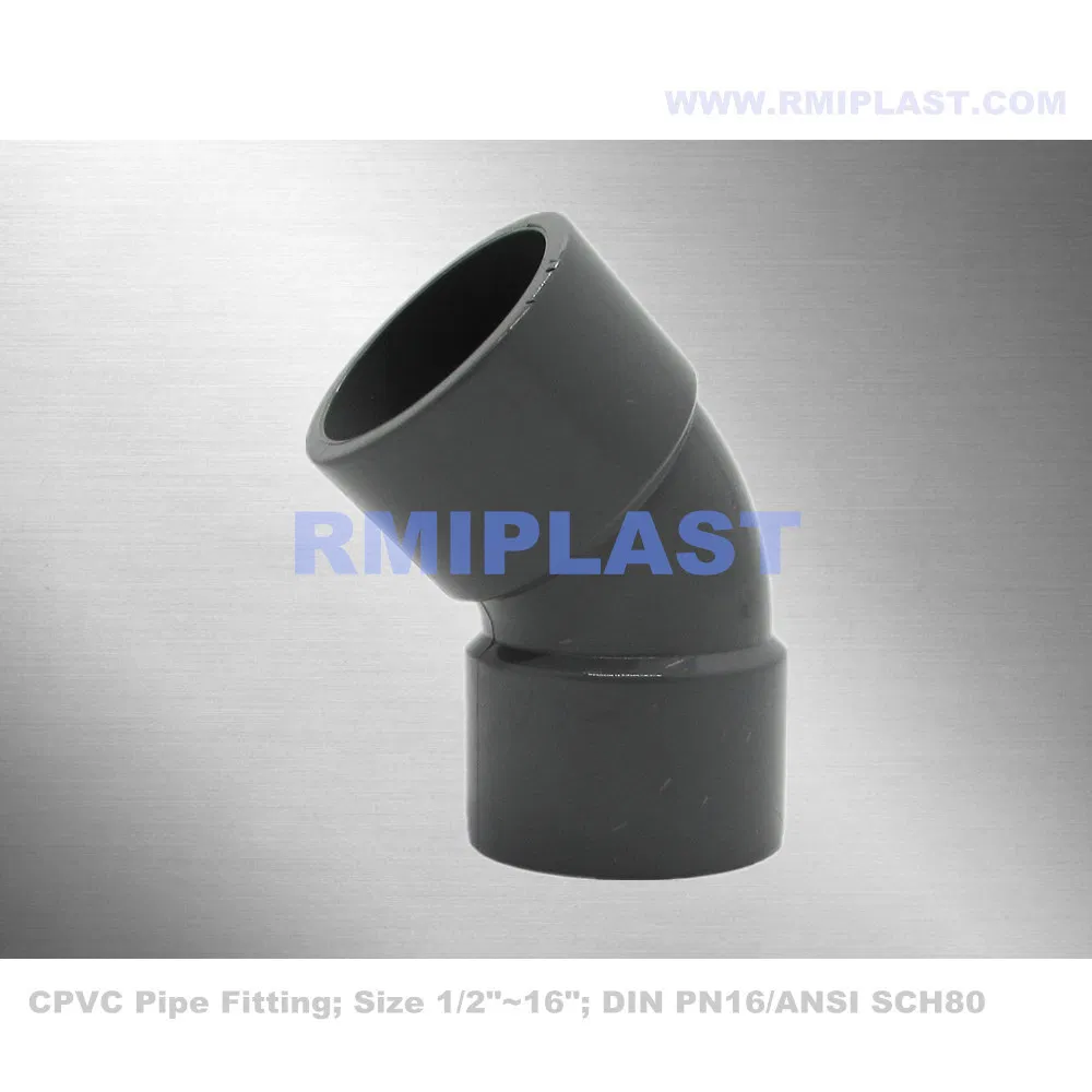 CPVC End Cap of JIS 10K Plastic Fitting Socket Welding Pipe Equal Plug Fittings for Industrial Use
