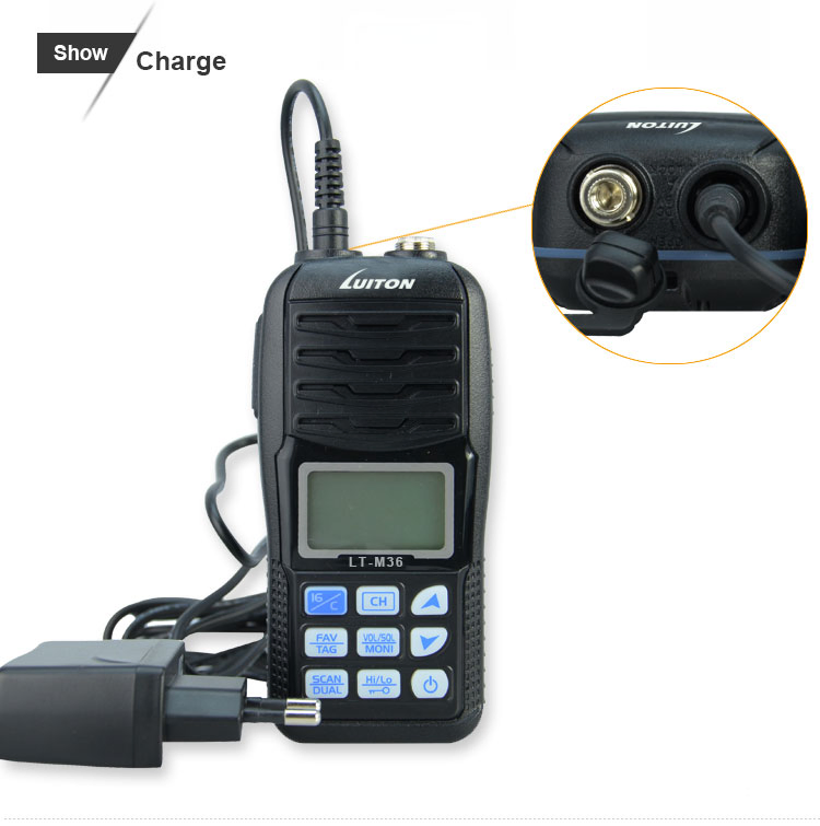 New Handheld Waterproof VHF Marine Radio Lt-M36