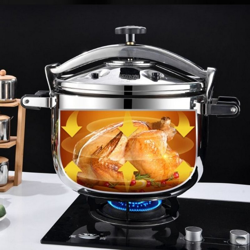 304 Stainless Steel Lid-Type Explosion-Proof Pressure Cooker - for Home & Commercial Use