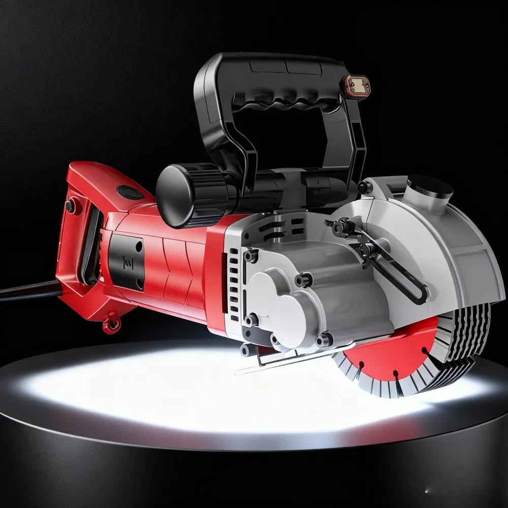 Glgw 135mm Concrete Cutter Power Tool Concrete Saw Wall Slot Chaser Cutting Machine