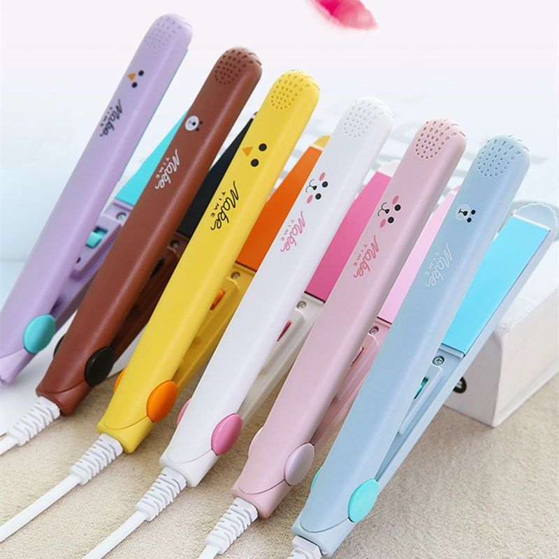 Mini Hair Straightener Ceramic Portable Mini Hairs Curler Hair Crimper