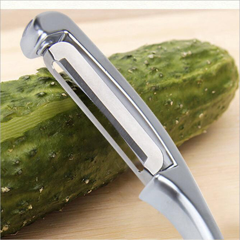 Manual Fruit & Vegetable Peeler Zinc Alloy P Shape Swivel Kitchen Tool for Fruits Veggies Peeling Bl12267