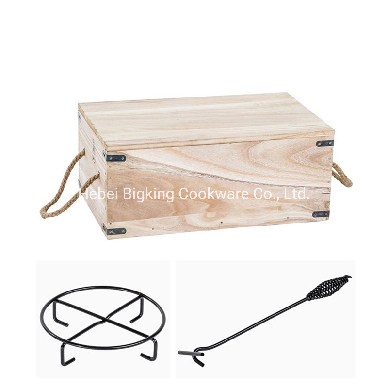 China Manufacturer Cast Iron Pans and Pots for Camping