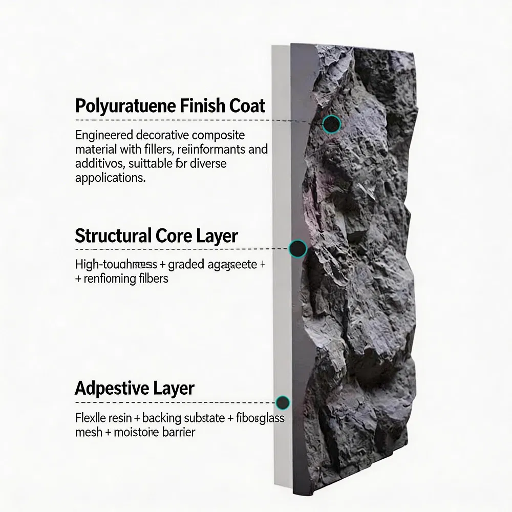 High-Quality PU Stone for Elegant Villa Wall Finishes