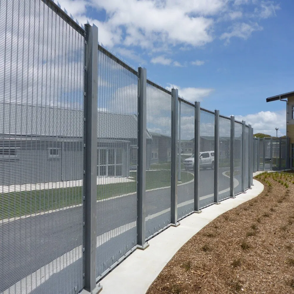 High Security 358 Anti-Climb Fence for Prisons and Industrial Airports Perimeter Trellis & Gates Product Category 358 Fence High Security Fences Mesh Wire Fence