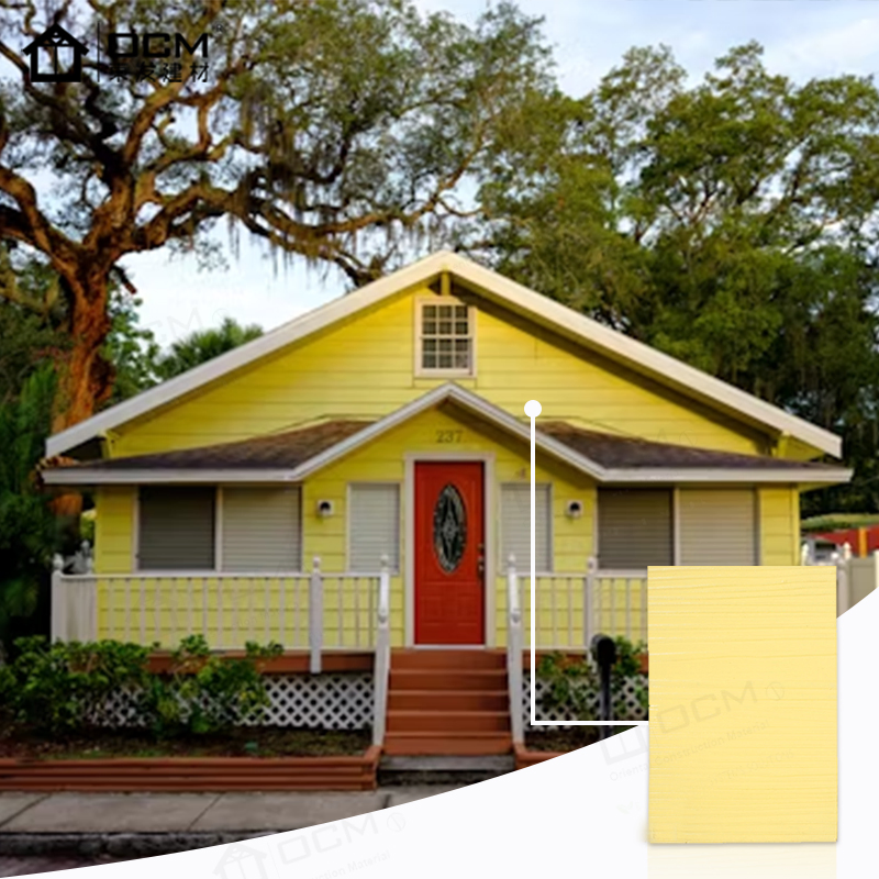 Thermal Insulation Wood Texture Cement Board Energy Efficient Exterior Wall Cold Climate