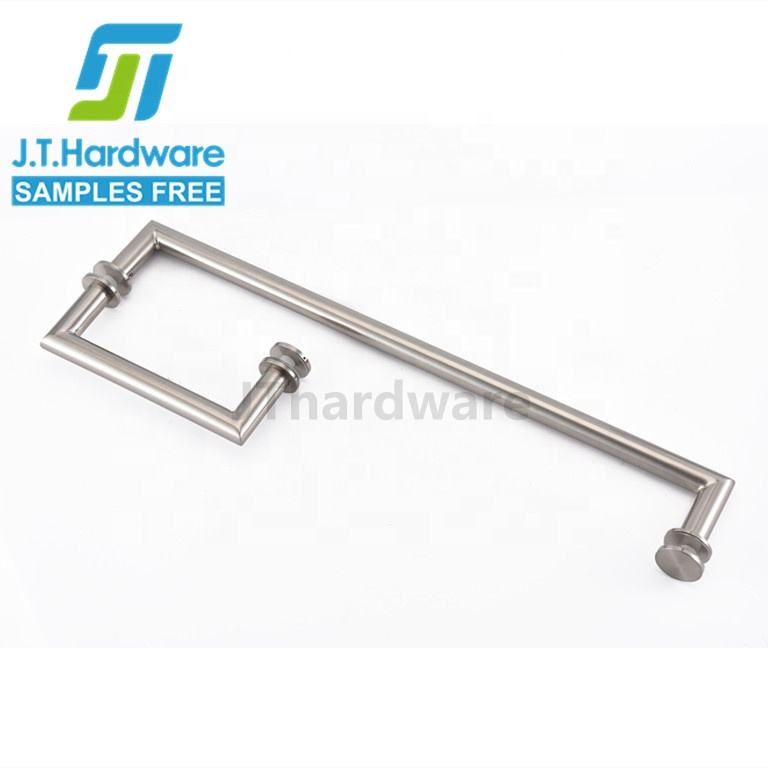CE Round Tubing Mitered Corners Brass Combination Sets Pull Handle Towel Bar