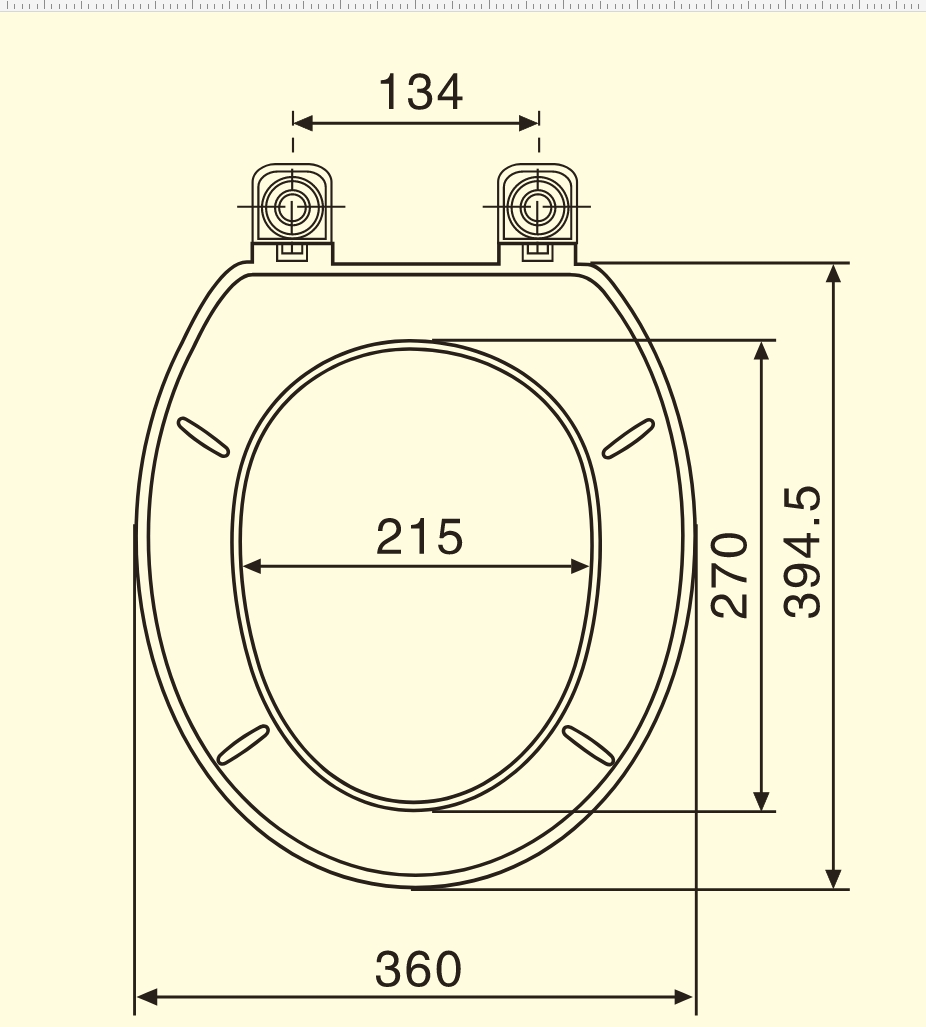 America Market Good Quality OEM Wc Soft Close PP Toilet Seat Cover