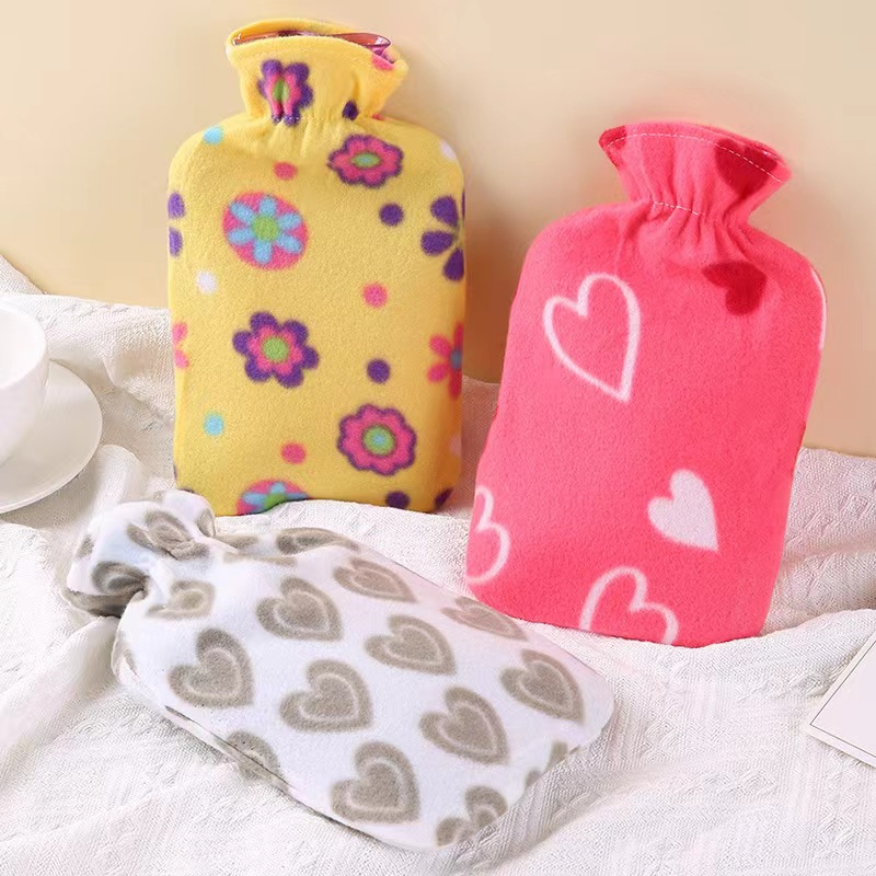 Hot Water Bag 2000ml with/Without Cover Wholesale High Quality Natural Rubber Multi-Colour