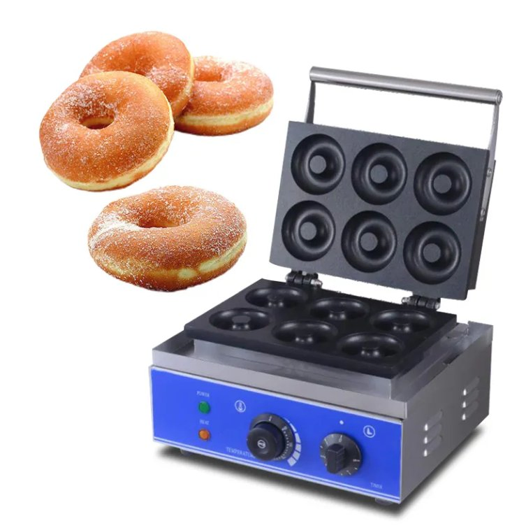 Commercial Multi-Function Change Plate Electric Breakfast Machine Pizza Ball Cake Waffle Doughnut Making Machine