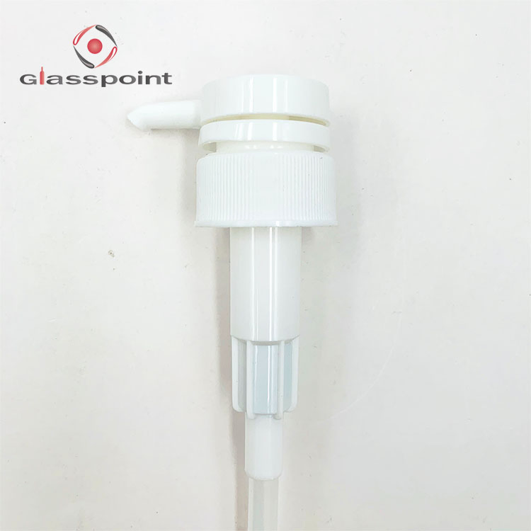 32-400 Empty Dispenser Pump Polished Cosmetic Metal Soap Lotion Bottle Pump