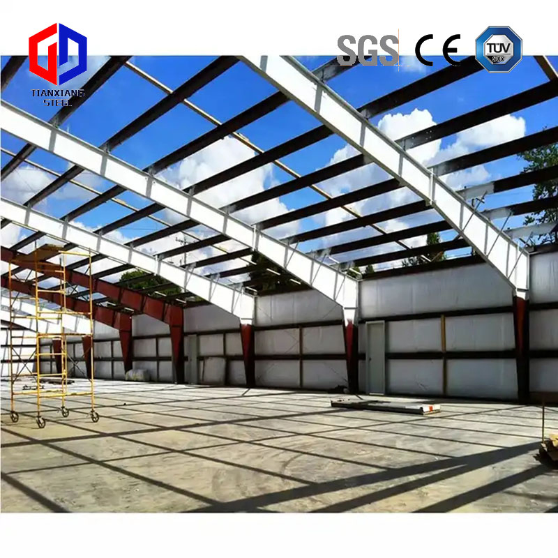 Heavy Structural Warehouse Prefabricated Prefab Garages Construction Profile Building Steel Structure Storage