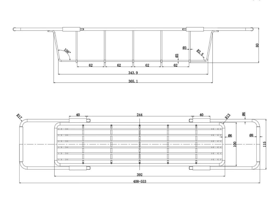 Sponge Holder Sink Caddy for Kitchen Sink, Kitchen Organizer Sponge Holder Stainless Steel Quality Strainer, Designed for Soap, Dish Brush Holder Space Storage