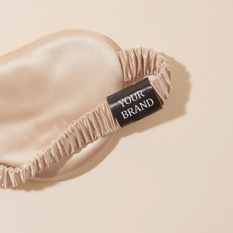 Custom Logo Label Gift Box Pure Silk Eye Mask