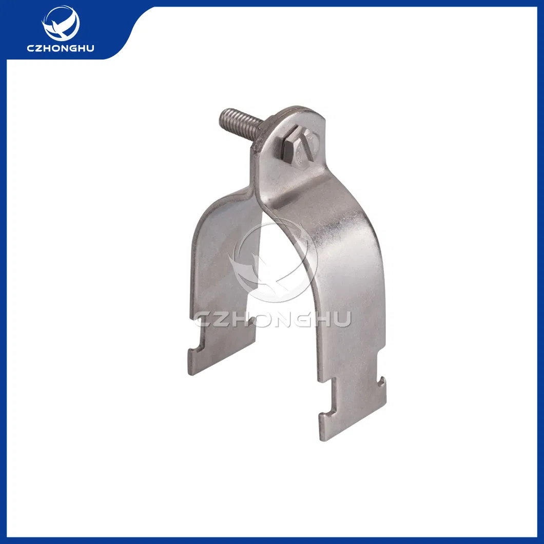Хомут для кабельного лотка Czhonghu, оцинкованная сталь