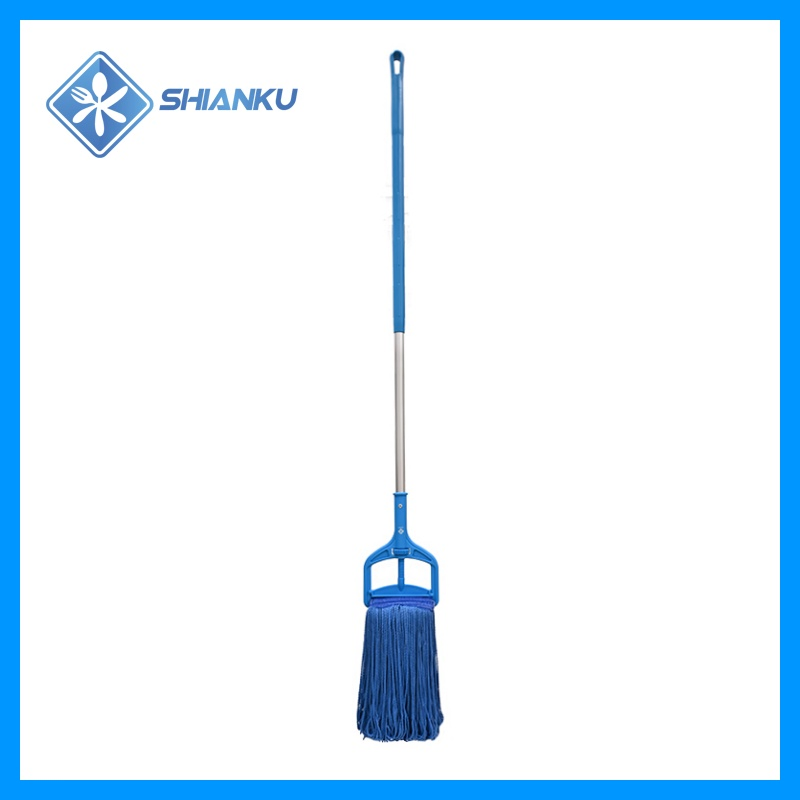 Shianku Polyester Brocade Portable Absorptive Color Coded Industrial Cleaning Mop Set